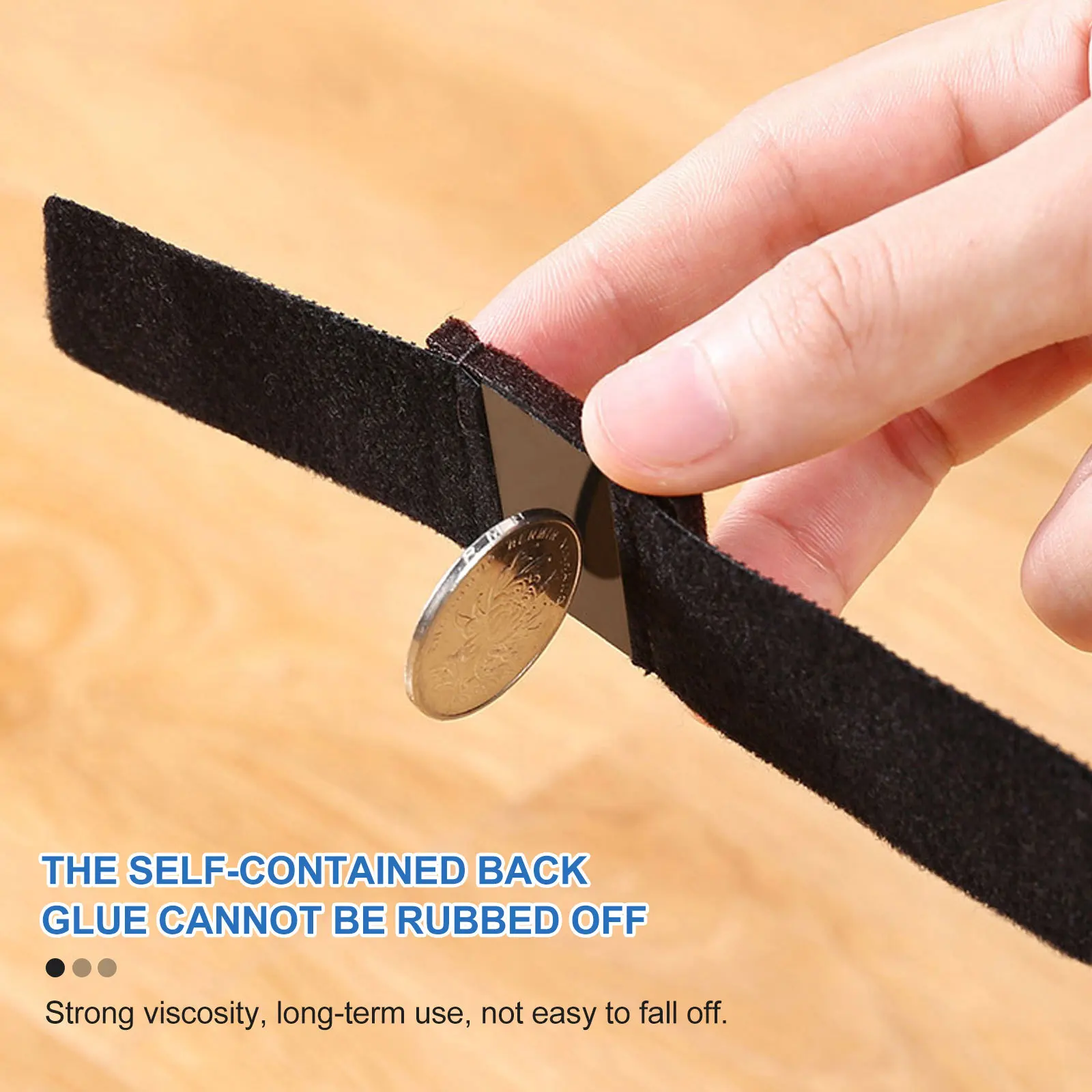 DOITOOL 6pcs Table Floor Protectors Furniture Foot Pads Desk Leg Covers Black Cloth
DOITOOL 6pcs Table Floor Protectors Furniture Foot Pads Desk Leg Covers Black Cloth