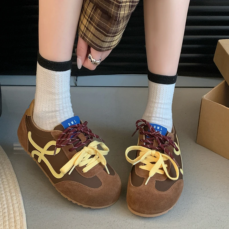 Spring new style retro color-blocked simple Gatsby shoes fashionable casual versatile soft leather sports shoes
Spring new style retro color-blocked simple Gatsby shoes fashionable casual versatile soft leather sports shoes