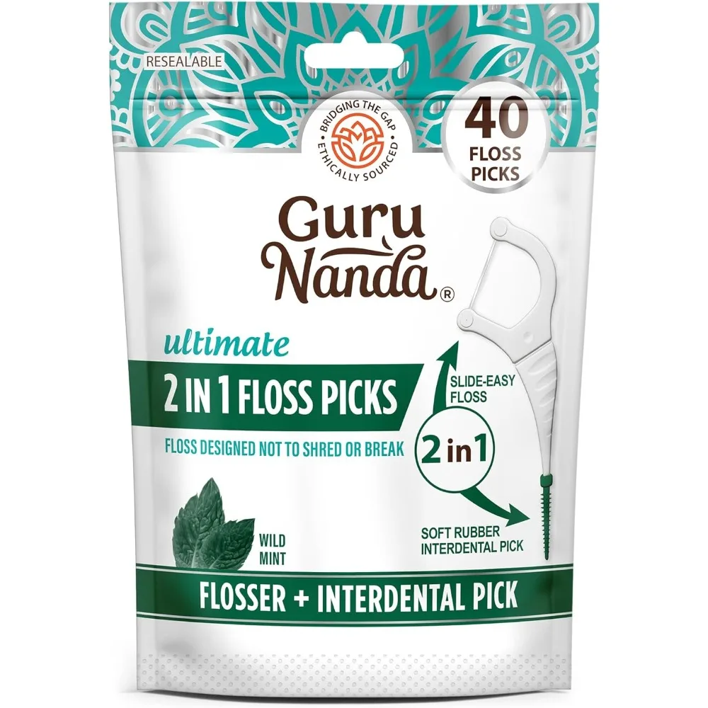US Shipping 40 Count Mint Dental Floss Picks with Non-Slip Grip Handle, Easy Slide Floss for Healthy Teeth and Gums, No Break
US Shipping 40 Count Mint Dental Floss Picks with Non-Slip Grip Handle, Easy Slide Floss for Healthy Teeth and Gums, No Break