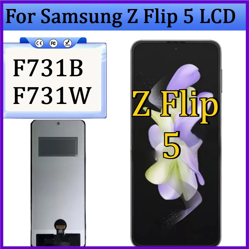 New TFT Screen For Samsung Z Flip 5 LCD Display Touch Screen Digitizer for Samsung Galaxy Z Flip5 F731B F731W LCD
New TFT Screen For Samsung Z Flip 5 LCD Display Touch Screen Digitizer for Samsung Galaxy Z Flip5 F731B F731W LCD