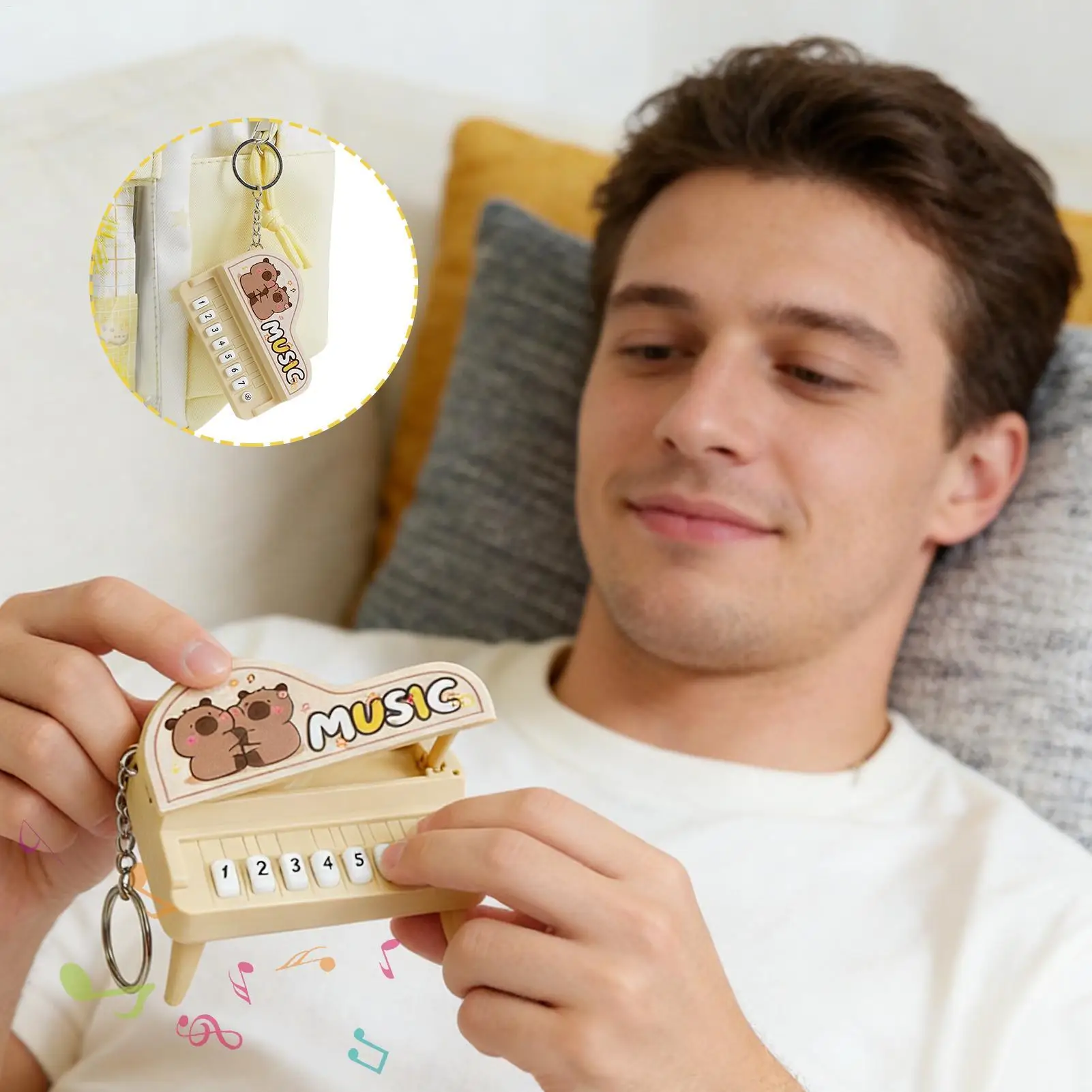 1 шт. мини-клавиатура-брелок, портативный музыкальный инструмент, игрушечное пианино-брелок, миниатюрное рабочее фортепиано для пальцев, детская игрушка
1 шт. мини-клавиатура-брелок, портативный музыкальный инструмент, игрушечное пианино-брелок, миниатюрное рабочее фортепиано для пальцев, детская игрушка