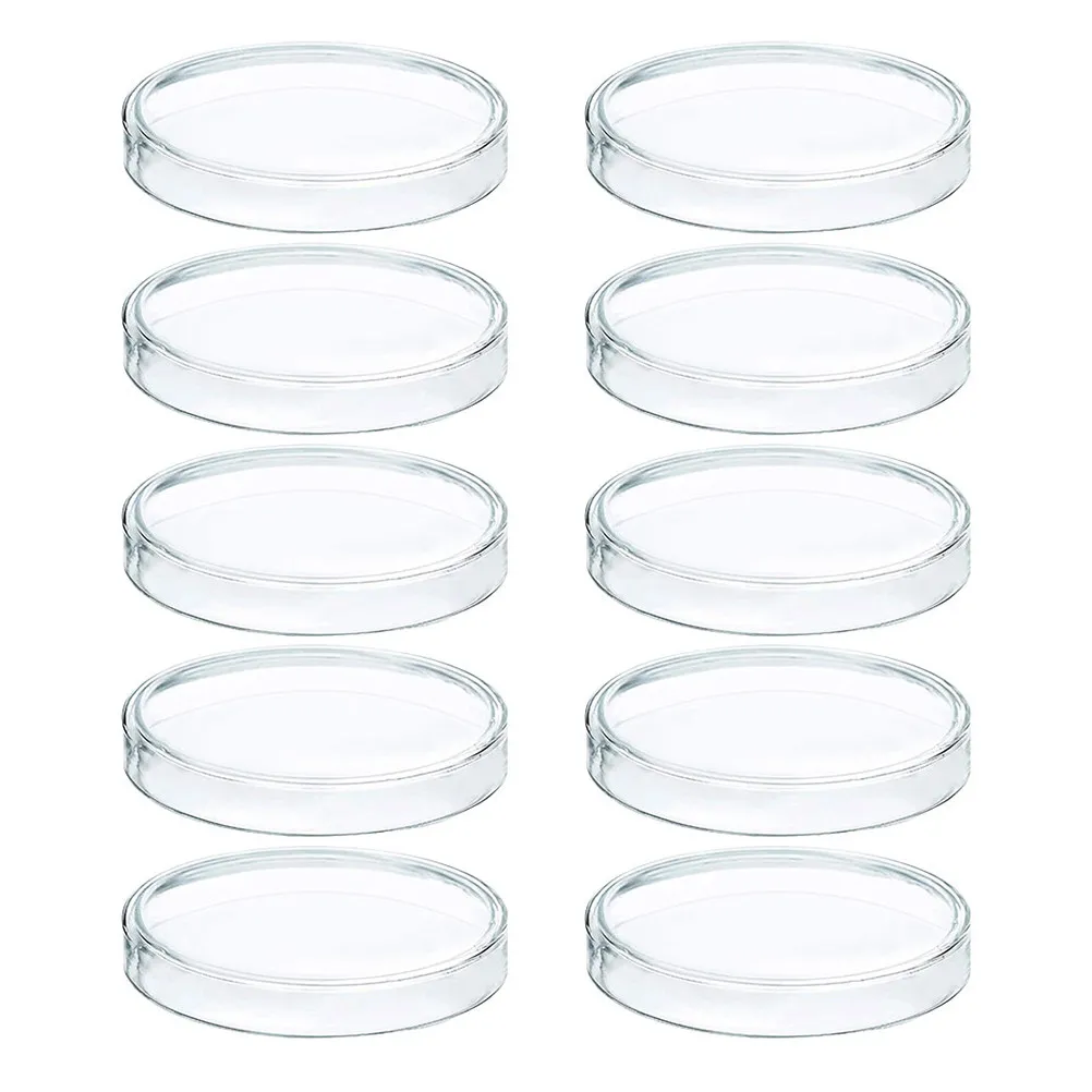 10 Pcs Empty Petri Dish Clear Science Laboratory Culture Dishes with Lids Transparent Plate Chemistry Plates
10 Pcs Empty Petri Dish Clear Science Laboratory Culture Dishes with Lids Transparent Plate Chemistry Plates