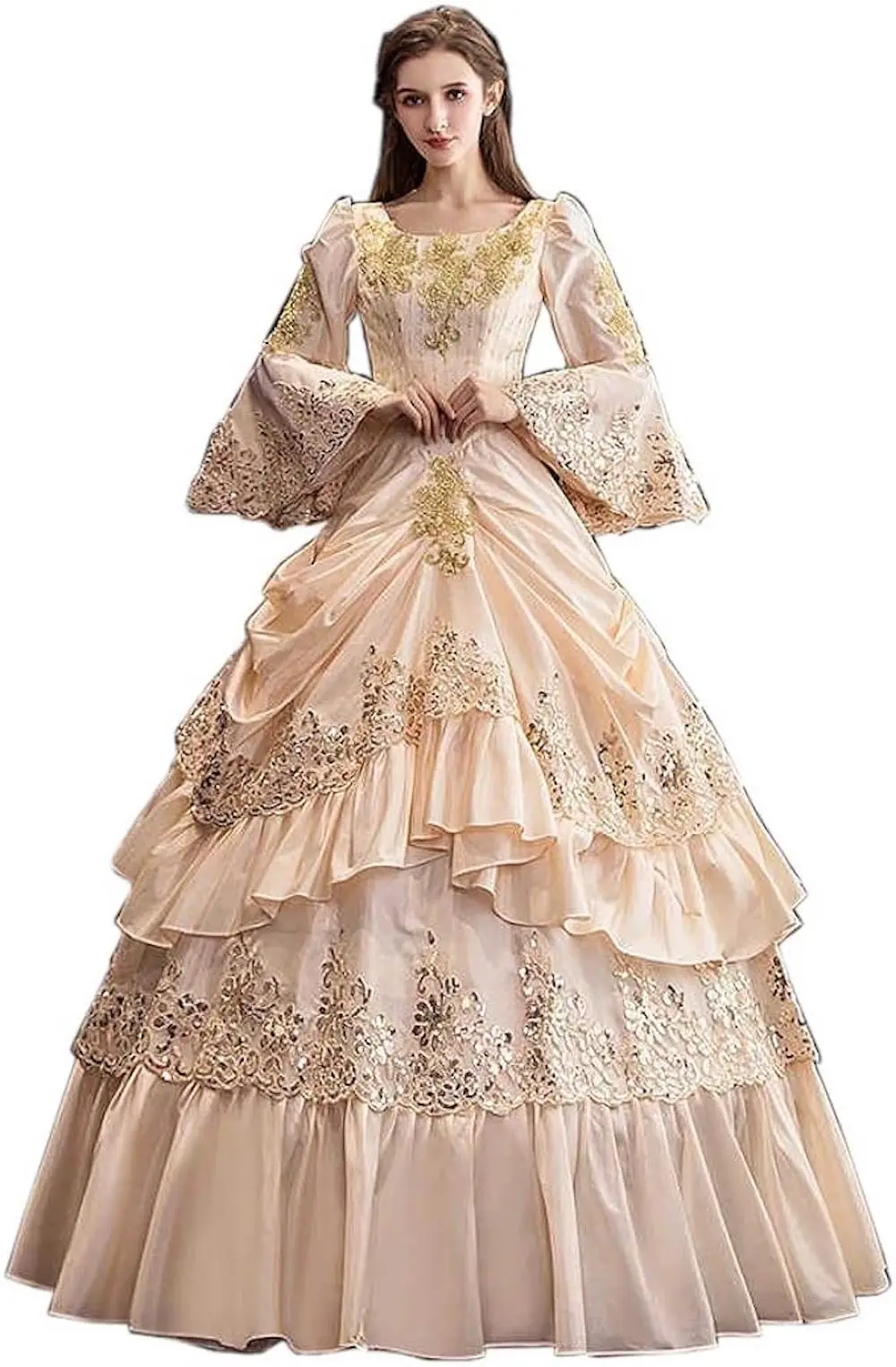 KEMAO 18th Century Rococo Baroque Marie Antoinette Ball Gown Prom Renaissance Historical Period Medieval Victorian Dresses
KEMAO 18th Century Rococo Baroque Marie Antoinette Ball Gown Prom Renaissance Historical Period Medieval Victorian Dresses