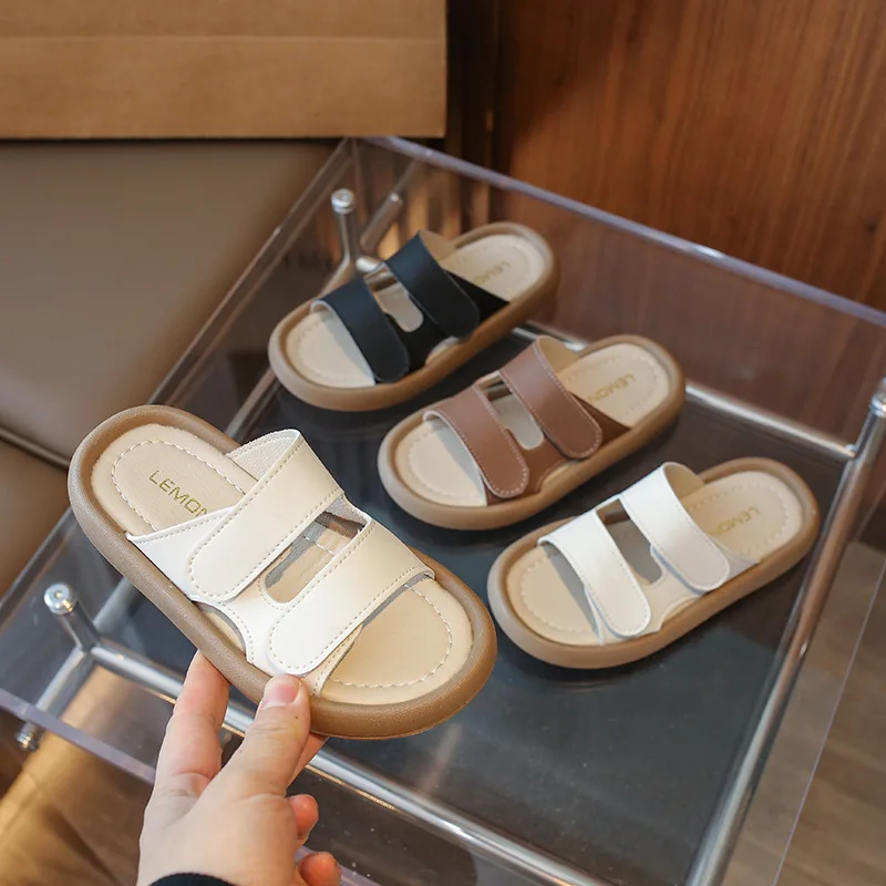 Summer Slippers New Fashion Simple Girl Shoe Retro Outdoor Trend Flat Sandals Simple Elegant Lightweight Classic Child Shoes
Summer Slippers New Fashion Simple Girl Shoe Retro Outdoor Trend Flat Sandals Simple Elegant Lightweight Classic Child Shoes