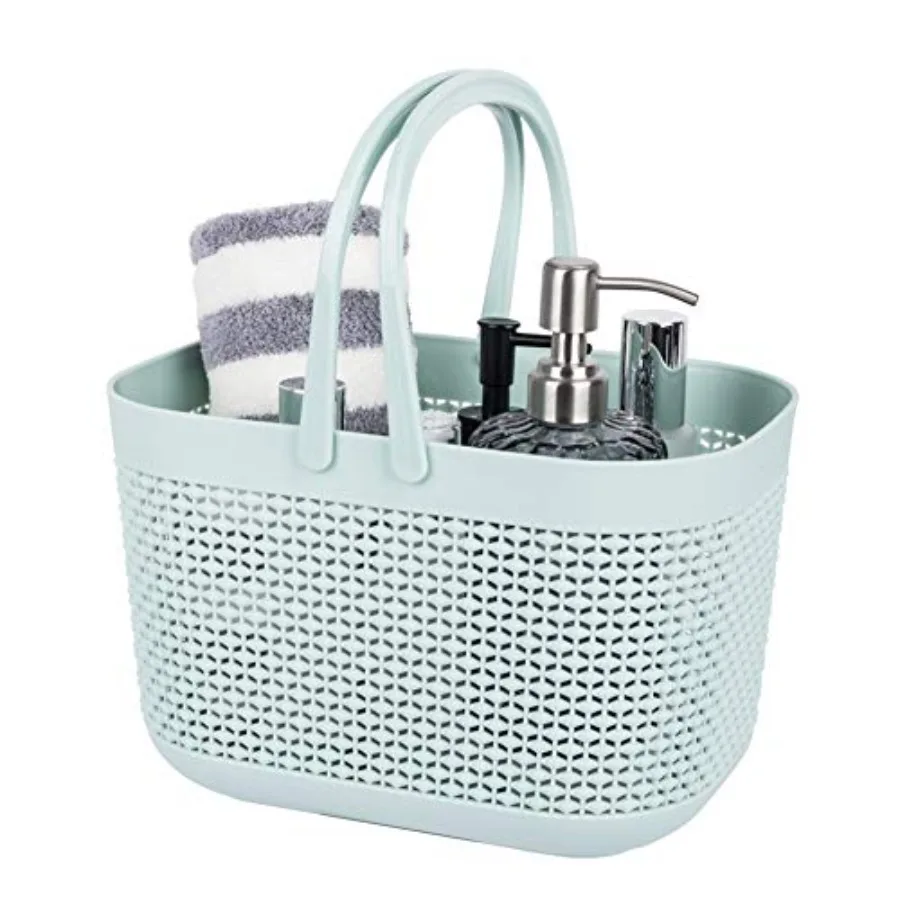 Plastic Organizer Storage Baskets with Handles, Shower Caddy Bins Organizer for Bathroom and kitchen Blue
Plastic Organizer Storage Baskets with Handles, Shower Caddy Bins Organizer for Bathroom and kitchen Blue