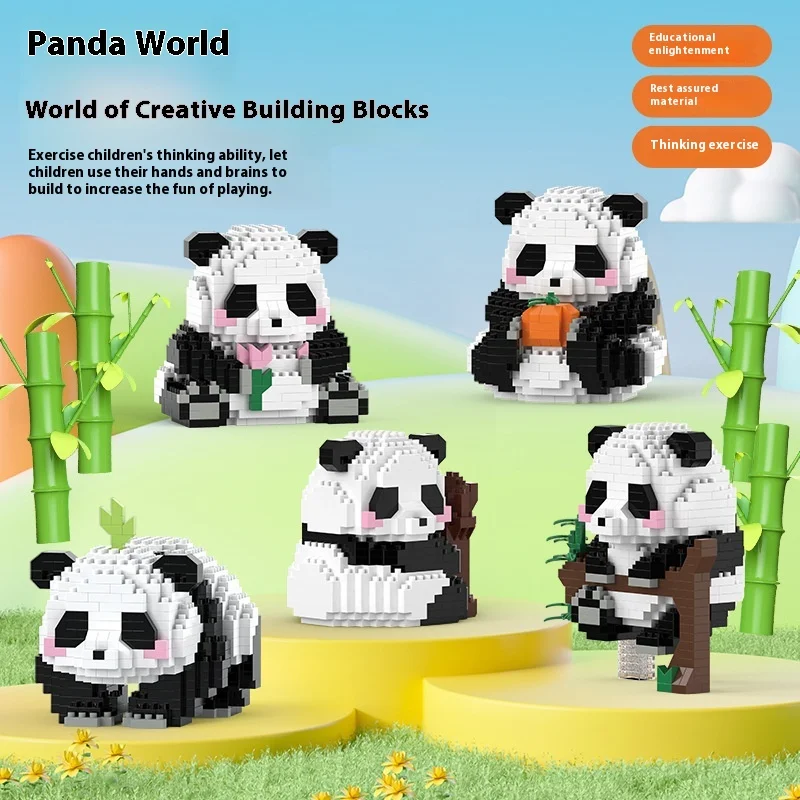 Compatible with LEGO bricks Chinese giant panda flower puzzle assembly children's toys, desktop ornaments gifts
Compatible with LEGO bricks Chinese giant panda flower puzzle assembly children's toys, desktop ornaments gifts