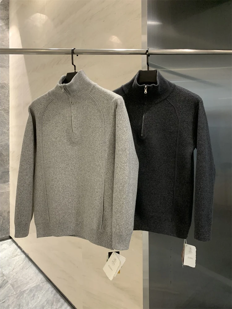 mat Men's Knitwear f-Zip Collared Sweater Soft Smooth Autumn Winter Faion Casual Long Sve Skin-Friendly
mat Men's Knitwear f-Zip Collared Sweater Soft Smooth Autumn Winter Faion Casual Long Sve Skin-Friendly