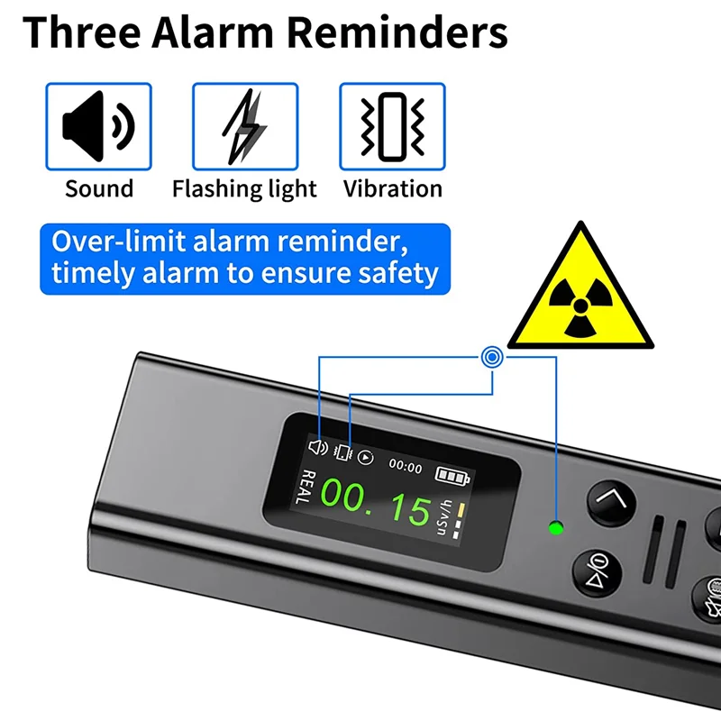 Geiger Counter Nuclear Radiation Detector - Radioactive Detector β Y X-Ray Detection Portable Radiation DosimeterJAS
Geiger Counter Nuclear Radiation Detector - Radioactive Detector β Y X-Ray Detection Portable Radiation DosimeterJAS