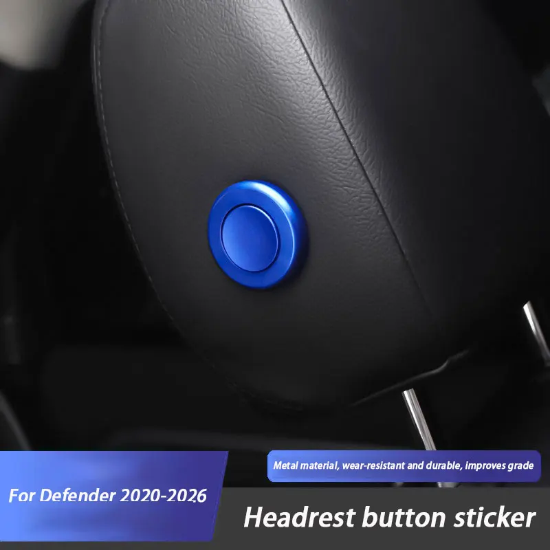 Headrest Button Sticker for Land Rover Defender 90 110 2020-2025 Interior Decoration Accessories Button Protect Cover
Headrest Button Sticker for Land Rover Defender 90 110 2020-2025 Interior Decoration Accessories Button Protect Cover