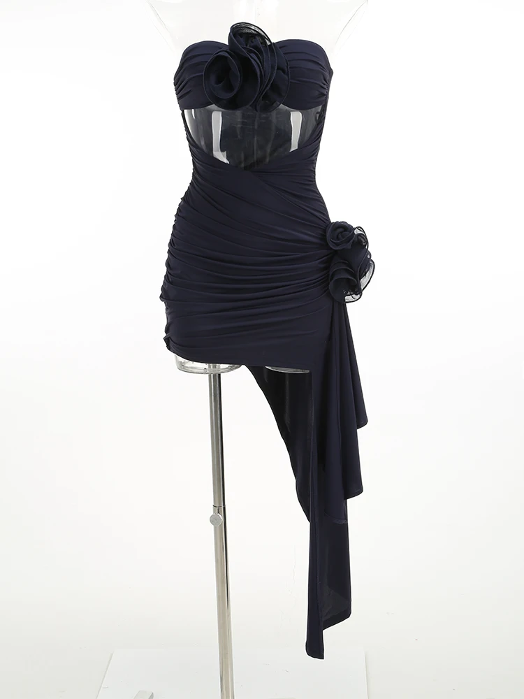 Women's Sexy Strapless Backless Evening Dress Irregular Tight Dress 2025 New Celebrity Designer Elegant Party Nightclub Dress
Women's Sexy Strapless Backless Evening Dress Irregular Tight Dress 2025 New Celebrity Designer Elegant Party Nightclub Dress
