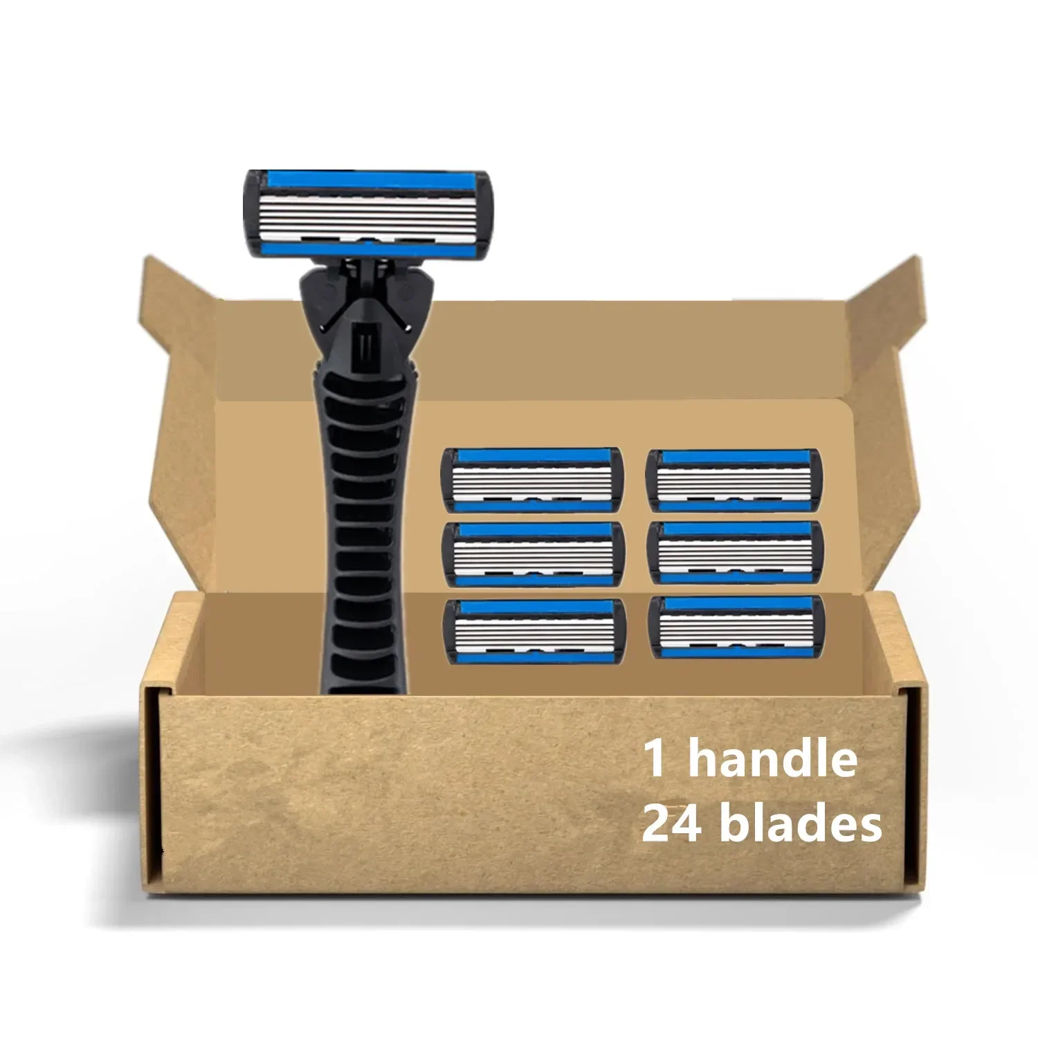 Razor Classic 6 Edge Safety Razor for Mens Shaving&Womens Hair Removal 3/6/27 Shaving Blades Manual Shaver
Razor Classic 6 Edge Safety Razor for Mens Shaving&Womens Hair Removal 3/6/27 Shaving Blades Manual Shaver