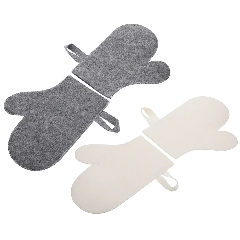 4 Pcs Gloves Sauna Mittens Water Absorbing Felt Exfoliating Spa Tools Grey White Hand Body Scrubbing Gloves Protection
4 Pcs Gloves Sauna Mittens Water Absorbing Felt Exfoliating Spa Tools Grey White Hand Body Scrubbing Gloves Protection