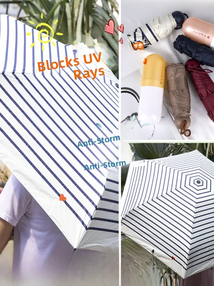 Портативный капсульный зонт от солнца, женский зонт с защитой от ультрафиолета, дождь и солнце, двойного назначения, Miyama, круглый дизайн, японский бренд, домашнее использование
Портативный капсульный зонт от солнца, женский зонт с защитой от ультрафиолета, дождь и солнце, двойного назначения, Miyama, круглый дизайн, японский бренд, домашнее использование