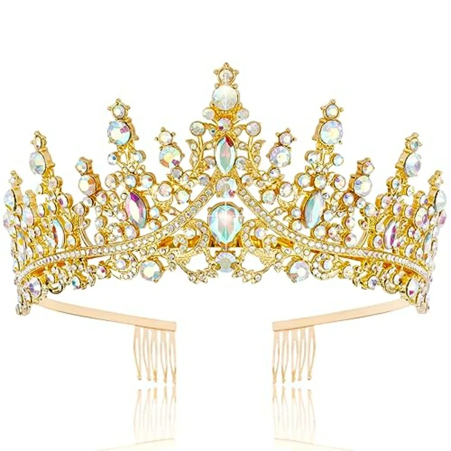 Queen Crown for Women Crystal Princess Tiaras Rhinestone Wedding Tiara for Bride Birthday Crown for Women Bride Prom Pageant Ha
Queen Crown for Women Crystal Princess Tiaras Rhinestone Wedding Tiara for Bride Birthday Crown for Women Bride Prom Pageant Ha