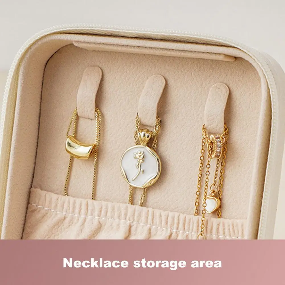 Faux Leather Jewelry Box Removable Partition Portable Flannel Interior Earrings Necklace Rings Organizer Case Jewelry Organizer
Faux Leather Jewelry Box Removable Partition Portable Flannel Interior Earrings Necklace Rings Organizer Case Jewelry Organizer