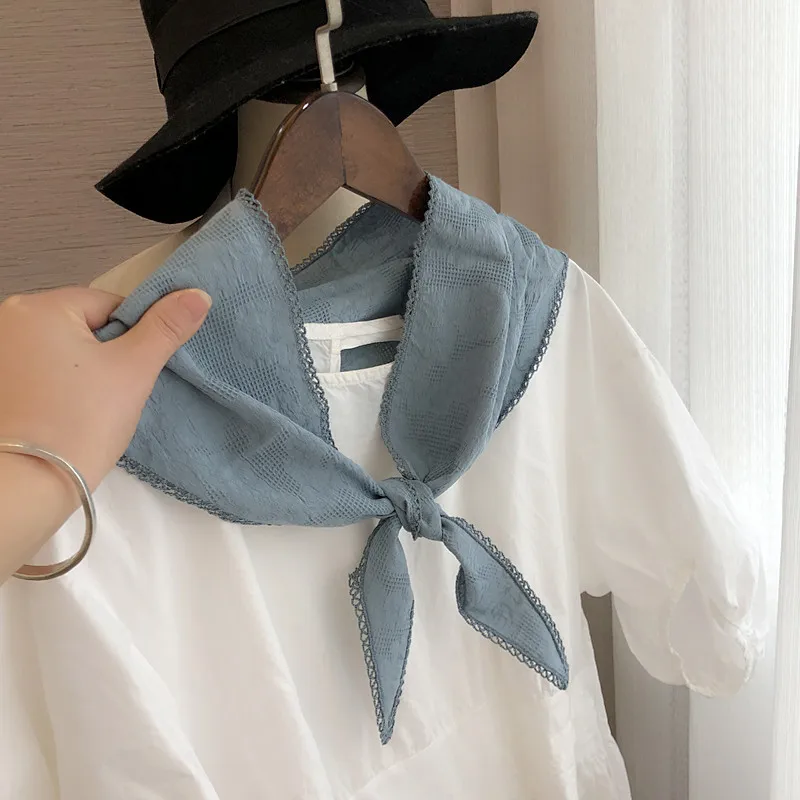 2023New crochet patterned scarf100%cotton trendy fashion scarf Korean style small shawl women
2023New crochet patterned scarf100%cotton trendy fashion scarf Korean style small shawl women