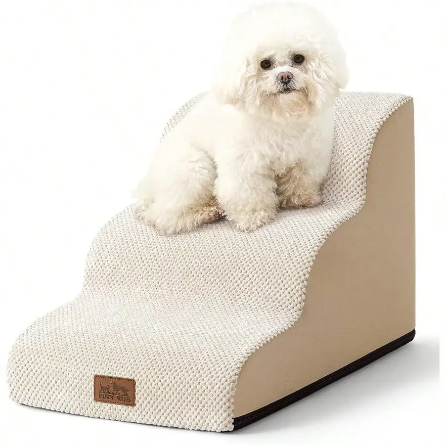 15.7 High Curved Dog Stairs For Small Dogs And Puppies Medium Pet Ramp For Sofa Couch Or Chair With High Density Foam 3-Step Lad
15.7 High Curved Dog Stairs For Small Dogs And Puppies Medium Pet Ramp For Sofa Couch Or Chair With High Density Foam 3-Step Lad
