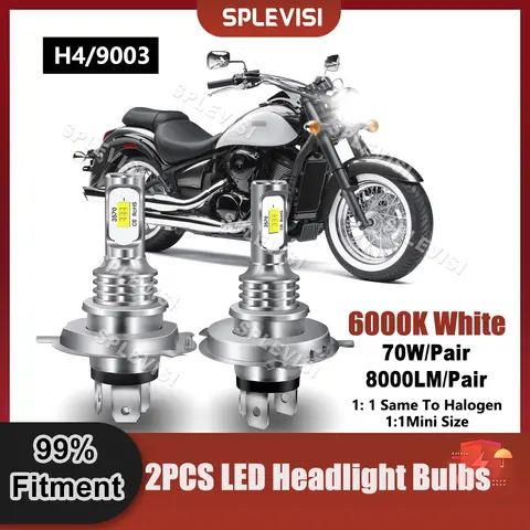 Splevisi Led Koplamp Voor Kawasaki Vulcan 900 Vn900b Classic 2006 2007 2008 2009 2010 2011 2012 2013 2014 2015 2016 2017 2018