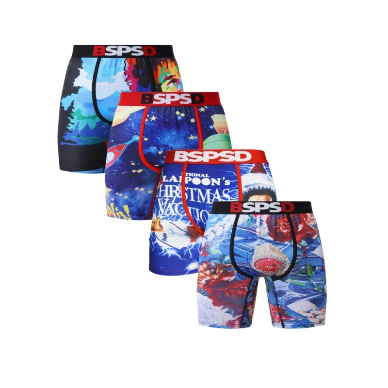 4Pcs Underwear Boxers Men Breathable Swimming Underpants Trunks Plus Size Print Mens Boxers Briefs Sexy Men Panties Boxershorts
4Pcs Underwear Boxers Men Breathable Swimming Underpants Trunks Plus Size Print Mens Boxers Briefs Sexy Men Panties Boxershorts
