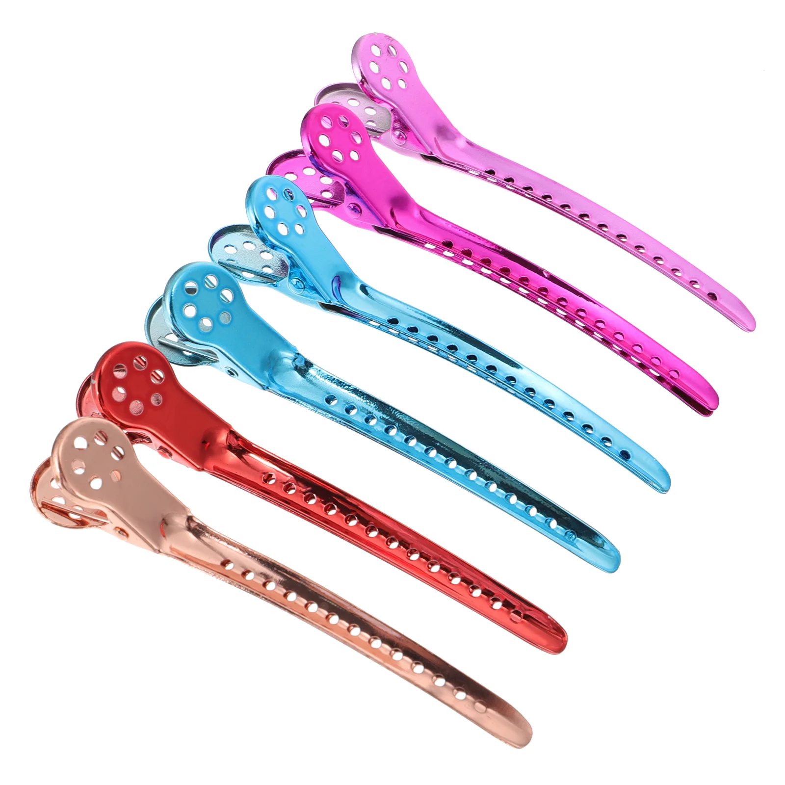 6 Pcs Hairpin Coloring Clip Hairdressing Sectioning Barber Cutting Barbershop Barrettes Steel Clips
6 Pcs Hairpin Coloring Clip Hairdressing Sectioning Barber Cutting Barbershop Barrettes Steel Clips