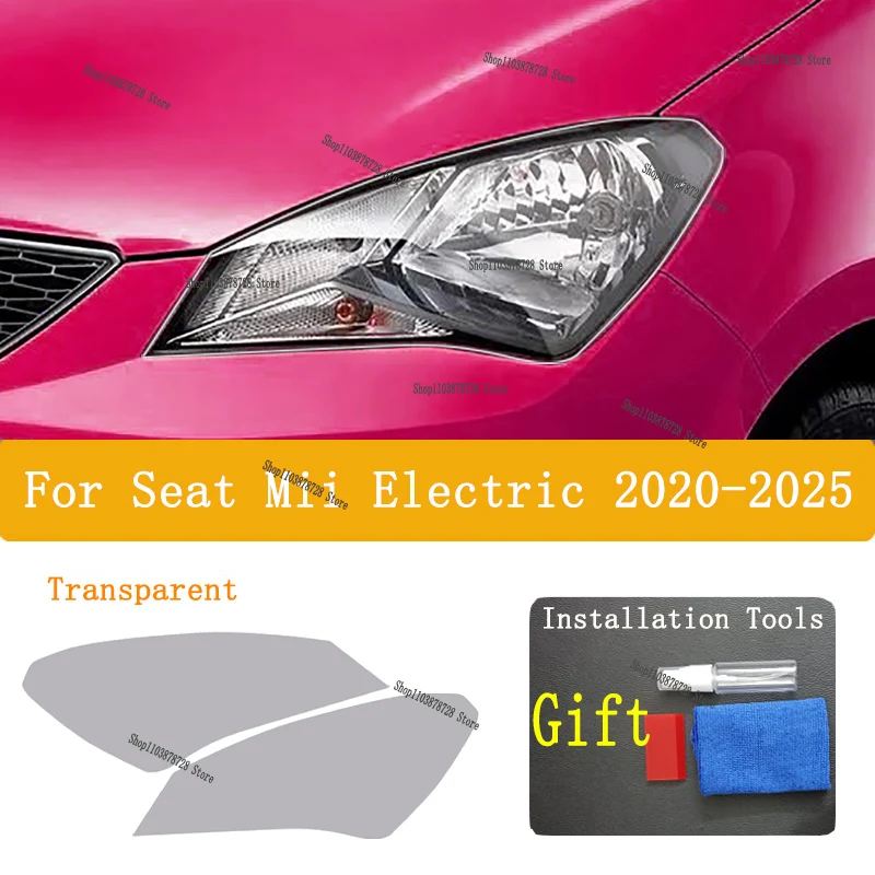 For SEAT Mii Electric (2020-2025) Car Exterior Headlights Anti-Scratch Protective Film Headlamps Repair Sticker Accessories Refi
For SEAT Mii Electric (2020-2025) Car Exterior Headlights Anti-Scratch Protective Film Headlamps Repair Sticker Accessories Refi