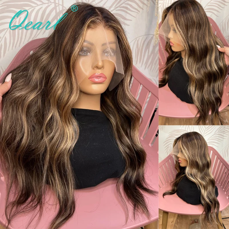 Wigs Human Hair Full Lace Wig for Women Glueless 360 Lace Frontal Wig Light Brown with Honey Blonde Highlights lace front Qearl
Wigs Human Hair Full Lace Wig for Women Glueless 360 Lace Frontal Wig Light Brown with Honey Blonde Highlights lace front Qearl