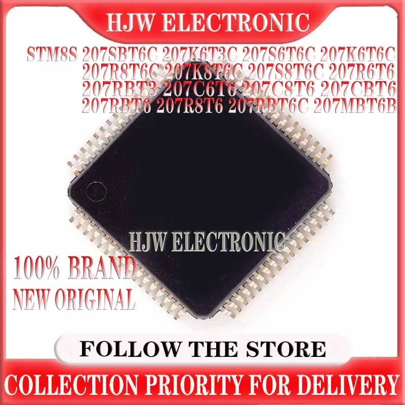 STM8S207RBT6 STM8S207R8T6 STM8S207C8T6 STM8S207C6T6 STM8S207CBT6 STM8S207R6T6 STM8S207RBT3 STM8S207S8T6C STM8S207K8T6C 207MBT6B
STM8S207RBT6 STM8S207R8T6 STM8S207C8T6 STM8S207C6T6 STM8S207CBT6 STM8S207R6T6 STM8S207RBT3 STM8S207S8T6C STM8S207K8T6C 207MBT6B