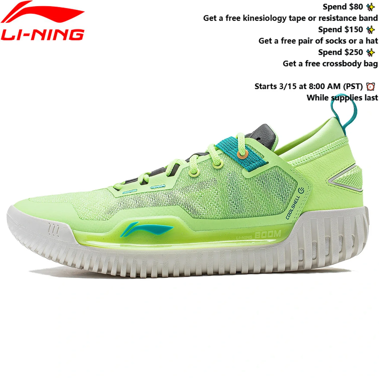 Li-Ning Men's BADFIVE III LOW Off Court Basketball Shoes COOL SHELL Breathable BOOM FIBER Sport Shoes Stable Sneakers ABFU005
Li-Ning Men's BADFIVE III LOW Off Court Basketball Shoes COOL SHELL Breathable BOOM FIBER Sport Shoes Stable Sneakers ABFU005