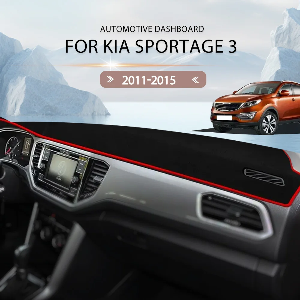 For Kia Sportage 3 2011-2015 Dash Mat Sun Shade Anti-UV Carpet Car Accessories Car Dashboard Cover
For Kia Sportage 3 2011-2015 Dash Mat Sun Shade Anti-UV Carpet Car Accessories Car Dashboard Cover