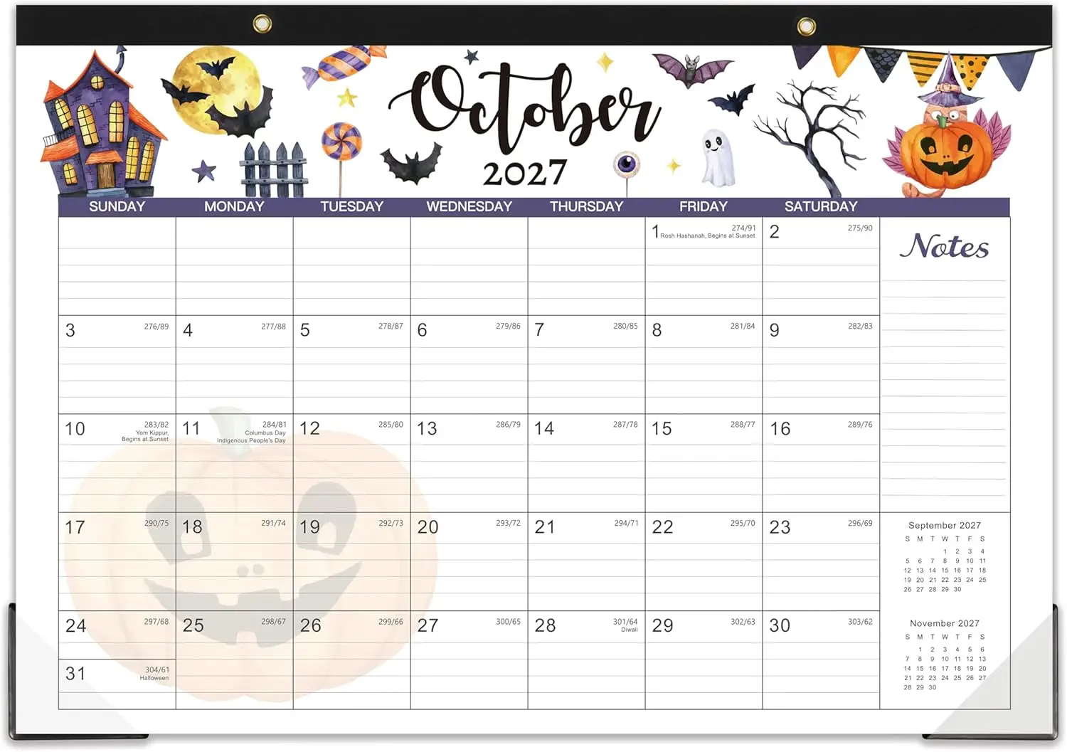 18-Month Desk/Wall Calendar July 2026-Dec 2027, 17x12, Large Ruled Blocks
18-Month Desk/Wall Calendar July 2026-Dec 2027, 17x12, Large Ruled Blocks