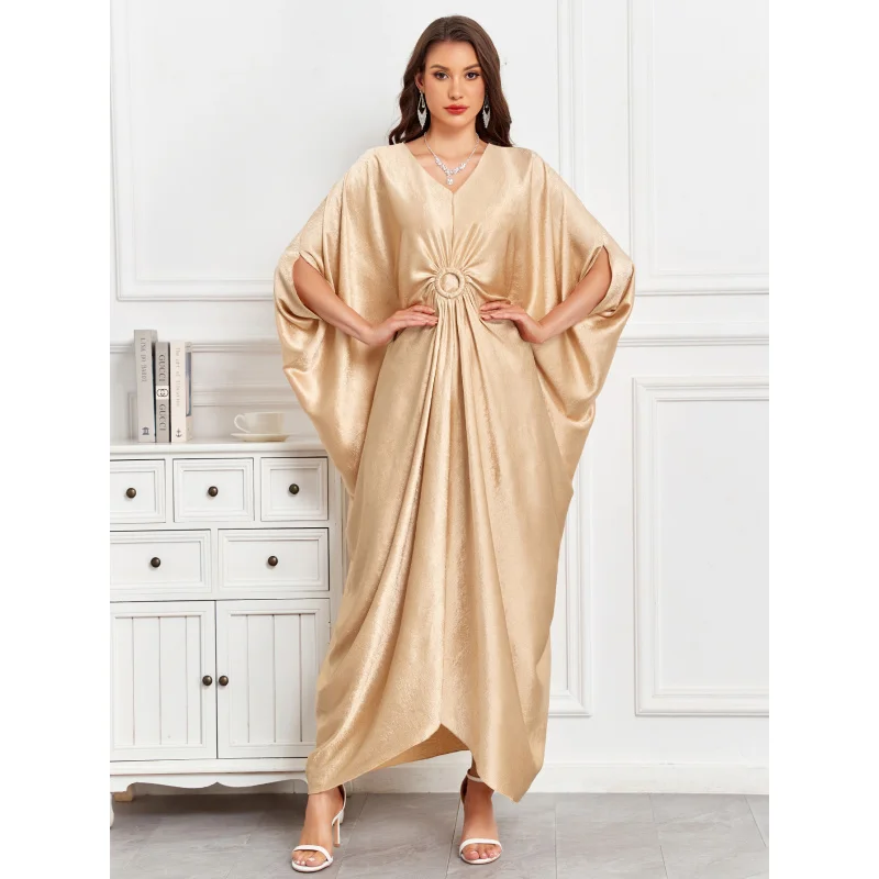 Women's Elegant Plus Size Batwing Sleeve Maxi Dress Loose Beach Cover Up Bikini Outerwear for Vacation Party
Women's Elegant Plus Size Batwing Sleeve Maxi Dress Loose Beach Cover Up Bikini Outerwear for Vacation Party