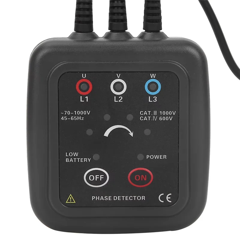 M18K-ETCR1000C AC 70-1000V Non Contact Phase Sequence Detector Meter Phase Rotation Monitoring Functionality
M18K-ETCR1000C AC 70-1000V Non Contact Phase Sequence Detector Meter Phase Rotation Monitoring Functionality