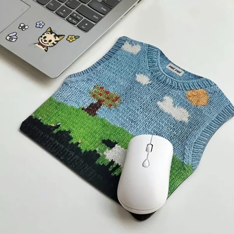 Cute printed sweater mouse pad office personalized keyboard pad portable wear-resistant non-slip pad home high value
Cute printed sweater mouse pad office personalized keyboard pad portable wear-resistant non-slip pad home high value