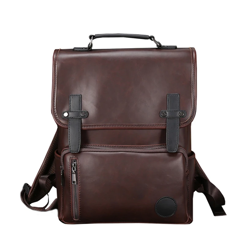 Crazy Horse Leather Backpack PU Men's Fashion Vintage Executive Briefcase Office Designer Business Laptop Office Casual Bag
Crazy Horse Leather Backpack PU Men's Fashion Vintage Executive Briefcase Office Designer Business Laptop Office Casual Bag