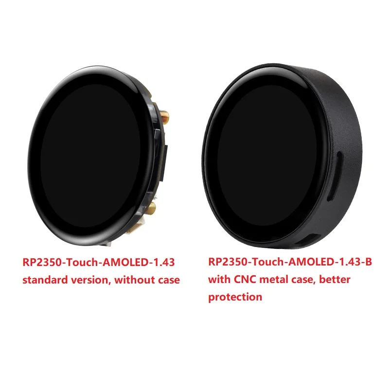 RP2350 1.43inch Display Development Board, SPI Interface Round Display, Onboard Accelerometer And Gyroscope Sensor, RTC Chip
RP2350 1.43inch Display Development Board, SPI Interface Round Display, Onboard Accelerometer And Gyroscope Sensor, RTC Chip