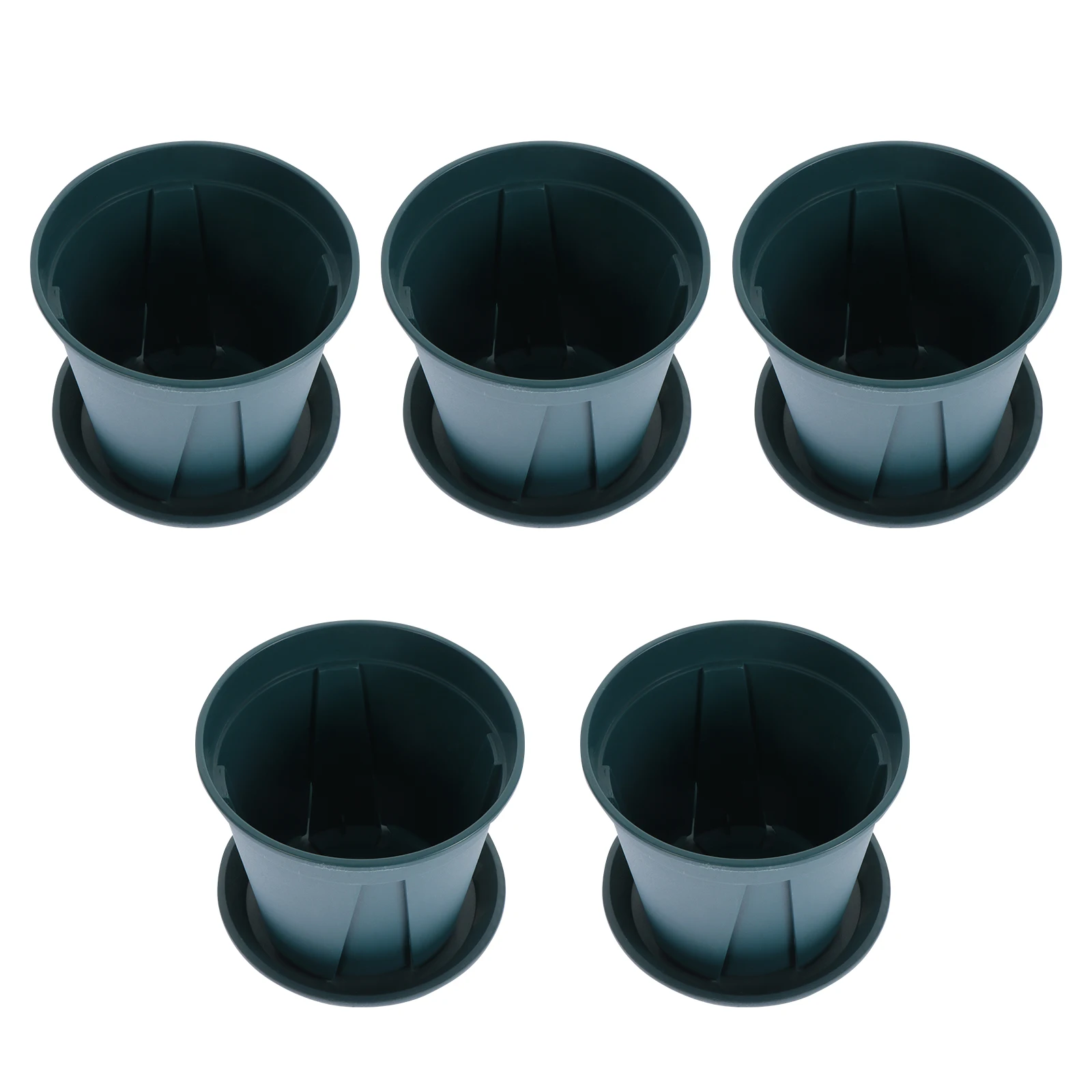 5 Sets 120 Type Root Control Pots Durable Plastic Flowerpots Tray for Plants Gardening Thickened Breathable Design Plant Holders
5 Sets 120 Type Root Control Pots Durable Plastic Flowerpots Tray for Plants Gardening Thickened Breathable Design Plant Holders