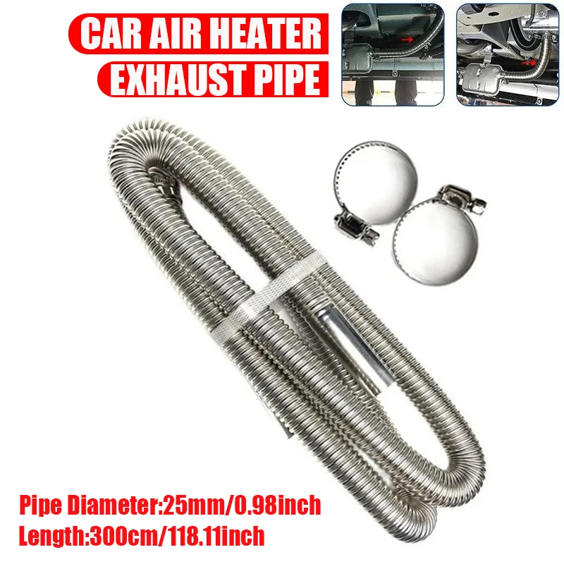 3M/118.11inch Air Diesel Parking Heater Stainless Steel Exhaust Pipe Tube Gas Vent Hose for Eberspacher Webasto Car Heater Parts
3M/118.11inch Air Diesel Parking Heater Stainless Steel Exhaust Pipe Tube Gas Vent Hose for Eberspacher Webasto Car Heater Parts