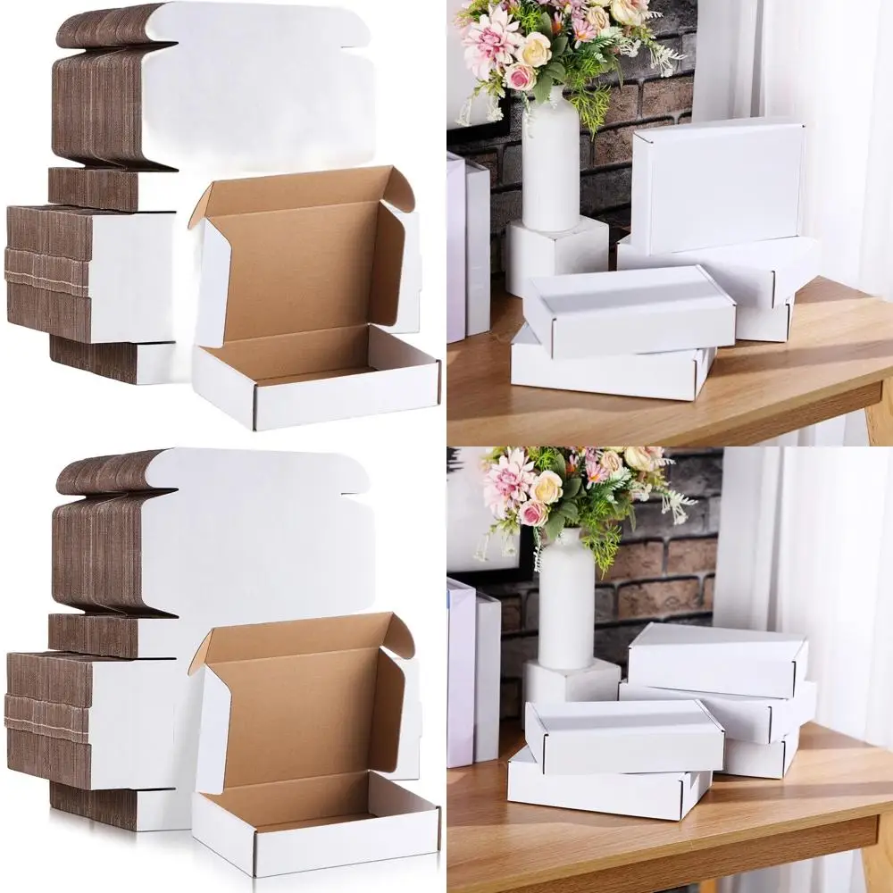 200 белых гофрированных картонных коробок для отправки почты малого бизнеса - 7,09x5,12x1,97 дюймов
200 белых гофрированных картонных коробок для отправки почты малого бизнеса - 7,09x5,12x1,97 дюймов