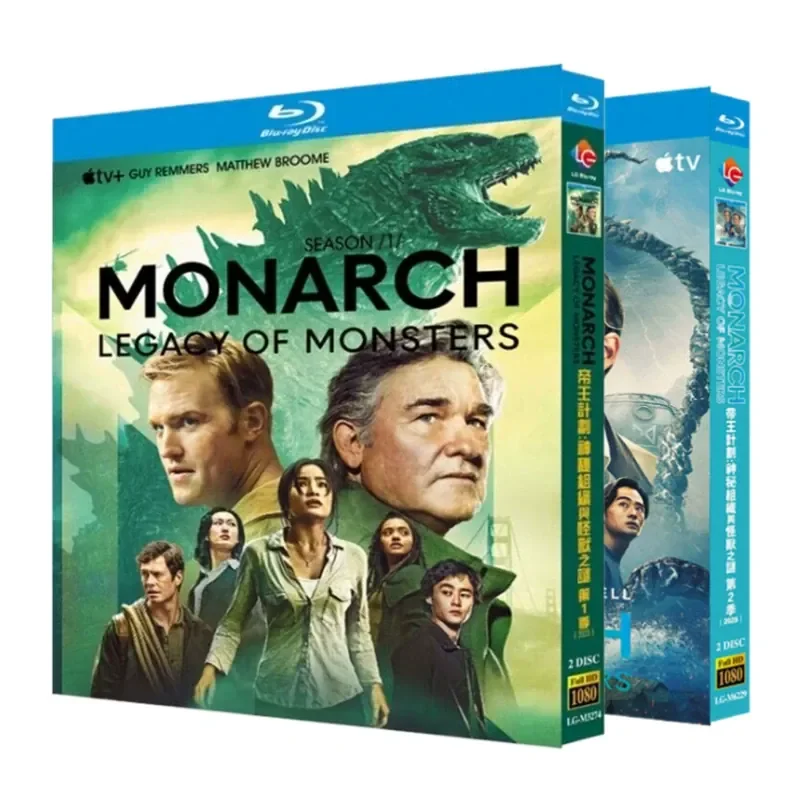 BD Blu-ray Disc Project Emperor Monster Legacy Seasons 1-2 US TV Series 1080 CD Box
BD Blu-ray Disc Project Emperor Monster Legacy Seasons 1-2 US TV Series 1080 CD Box