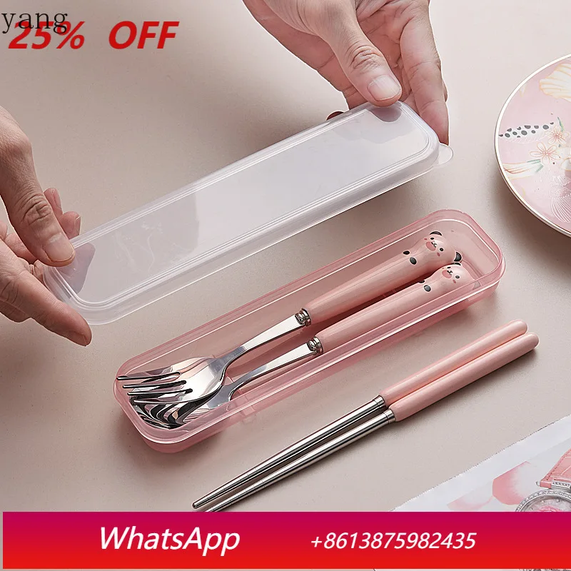 LMM Portable Tableware Travel Set Stainless Steel Fork, Spoon and Chopsticks Set
LMM Portable Tableware Travel Set Stainless Steel Fork, Spoon and Chopsticks Set