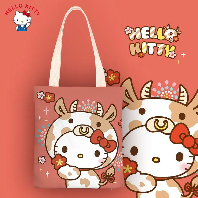 TAKARA TOMY Hello Kitty Small Fresh Canvas Bag Girls Shoulder Simple Carrying Bag Student Class Bag
TAKARA TOMY Hello Kitty Small Fresh Canvas Bag Girls Shoulder Simple Carrying Bag Student Class Bag