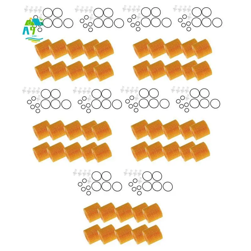 A09E-50Pcs Oil Filter Elements For Toyota C-HR Pontiac Vibe Corolla Prius 1.8L Filters 04152YZZA6 04152-37010
A09E-50Pcs Oil Filter Elements For Toyota C-HR Pontiac Vibe Corolla Prius 1.8L Filters 04152YZZA6 04152-37010