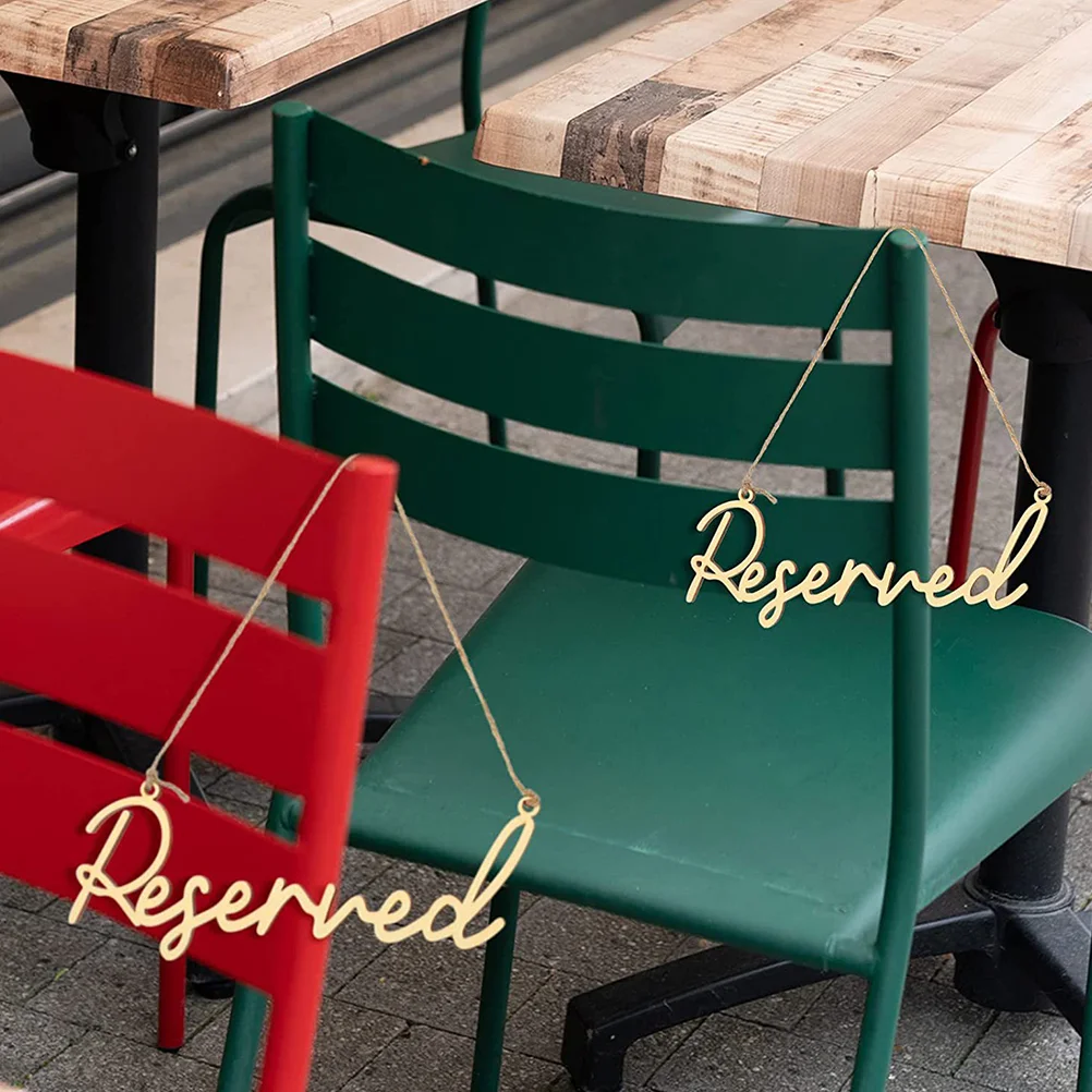 6 Pcs Chair Wooden Blank Reserved Letter Sign Seat Back Rustic Decor Wedding Must Haves
6 Pcs Chair Wooden Blank Reserved Letter Sign Seat Back Rustic Decor Wedding Must Haves