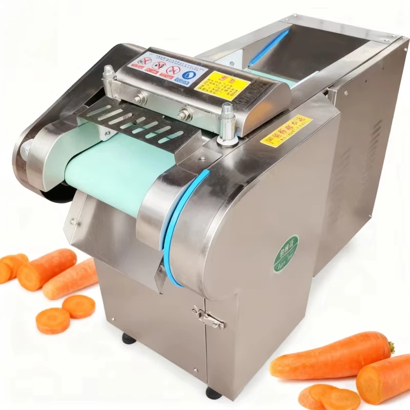 Commercial Large-Scale Multi-Functional Motorized Vegetable & Fruit Cutter for Processing Plants