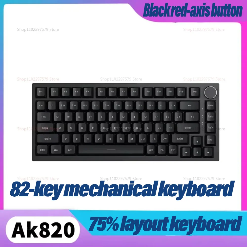 AK820 Проводная механическая игровая клавиатура 75, компактная раскладка, киберспортивная клавиатура с возможностью горячей замены для ПК, ноутбука, Windows Mac с 82 клавишами
AK820 Проводная механическая игровая клавиатура 75, компактная раскладка, киберспортивная клавиатура с возможностью горячей замены для ПК, ноутбука, Windows Mac с 82 клавишами