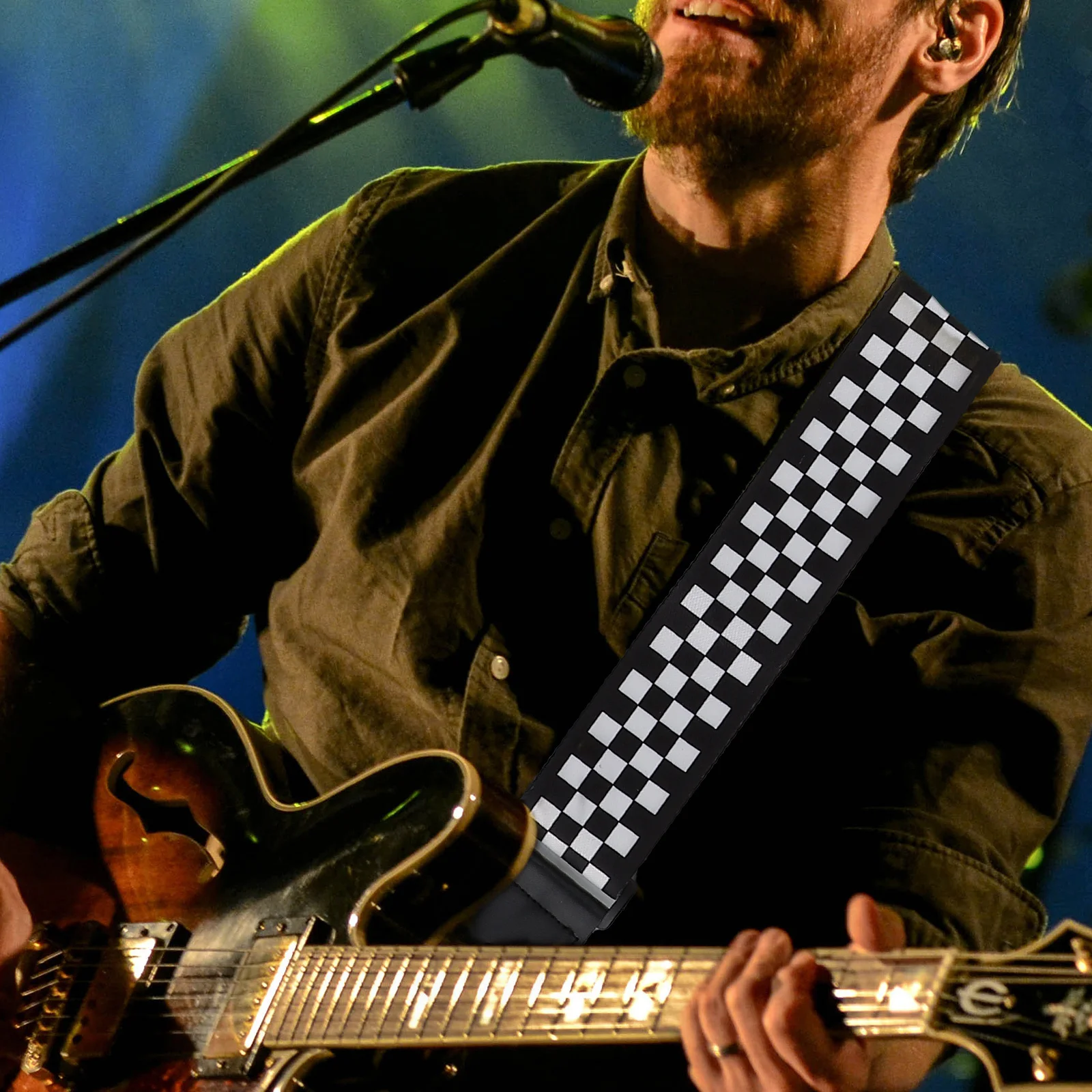 2Pcs Delicate Guitar Belt Durable Wear-Resistant Perfect Gift for Guitarists on Special Occasions Lattice Guitar Belt
2Pcs Delicate Guitar Belt Durable Wear-Resistant Perfect Gift for Guitarists on Special Occasions Lattice Guitar Belt