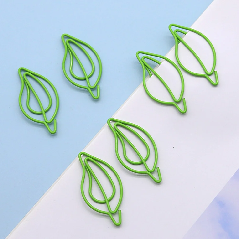 50pcs Green Leaf Shaped Paper Clips Small Colorful File Document Organizer Office Stationery Supplies Multi-Function Plant
50pcs Green Leaf Shaped Paper Clips Small Colorful File Document Organizer Office Stationery Supplies Multi-Function Plant