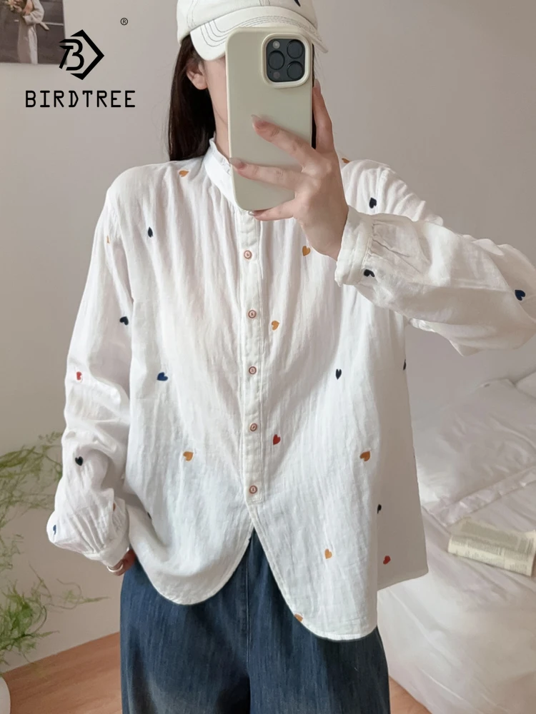 New 2026 Autumn Women Cotton Yarn Long Sleeve Shirt, Stand Love Embroidery, Mori Girl Hiking Party Soft Loose Blouse T66923CC
New 2026 Autumn Women Cotton Yarn Long Sleeve Shirt, Stand Love Embroidery, Mori Girl Hiking Party Soft Loose Blouse T66923CC