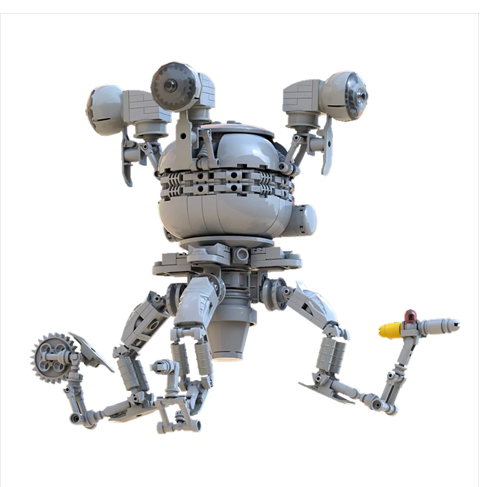 Gobrick MOC Eyebot робот-конструктор, приемник, игры, робот-осьминог, строительные блоки, Mr. Handy Robot-конструктор, модель, сборные игрушки, подарок
Gobrick MOC Eyebot робот-конструктор, приемник, игры, робот-осьминог, строительные блоки, Mr. Handy Robot-конструктор, модель, сборные игрушки, подарок