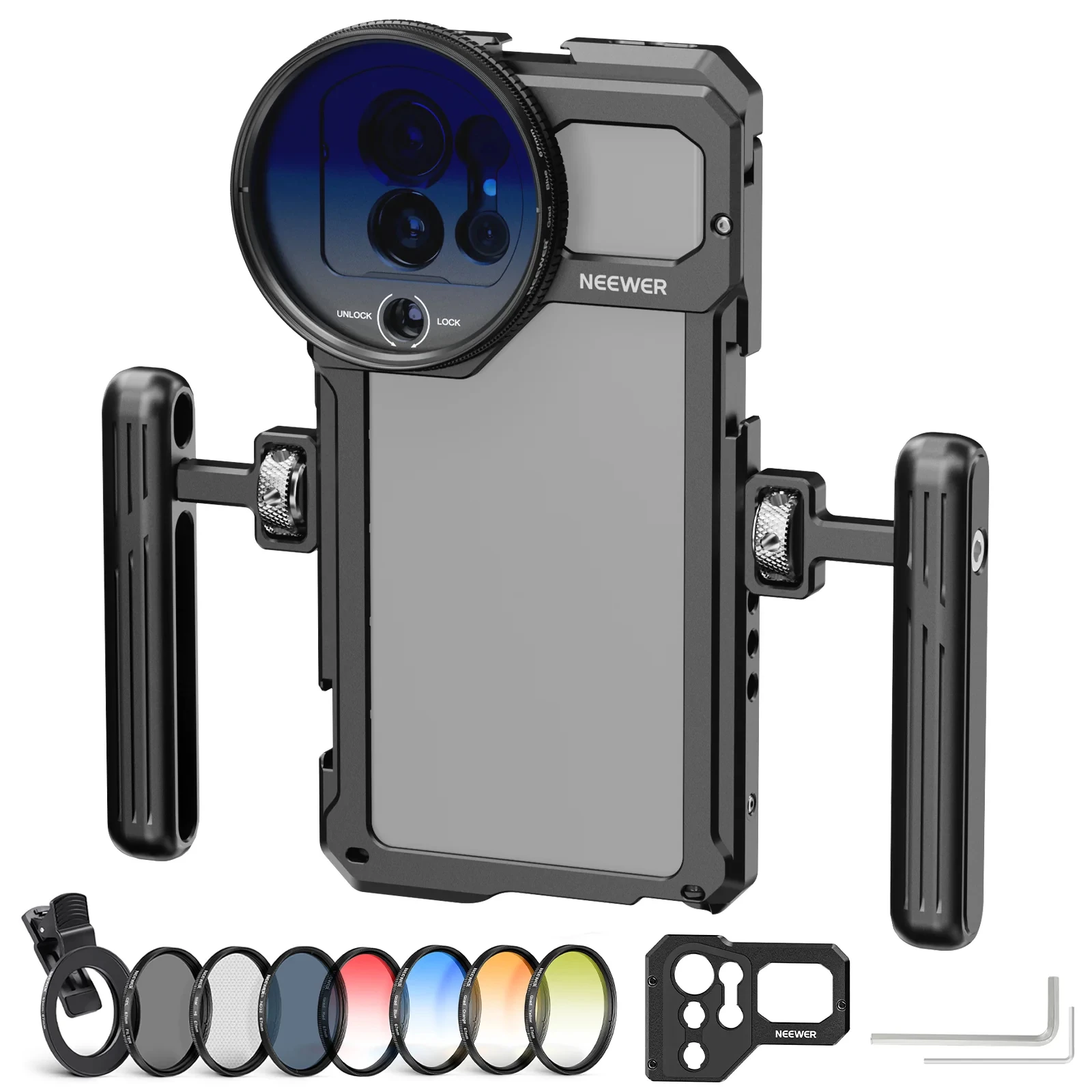 PA021+PA033 Cage Phone Video S23 Ultra Phone Cage Video Rig с двумя боковыми ручками
PA021+PA033 Cage Phone Video S23 Ultra Phone Cage Video Rig с двумя боковыми ручками